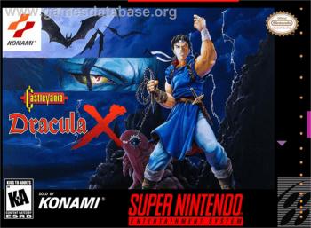 Cover Castlevania - Dracula X for Super Nintendo